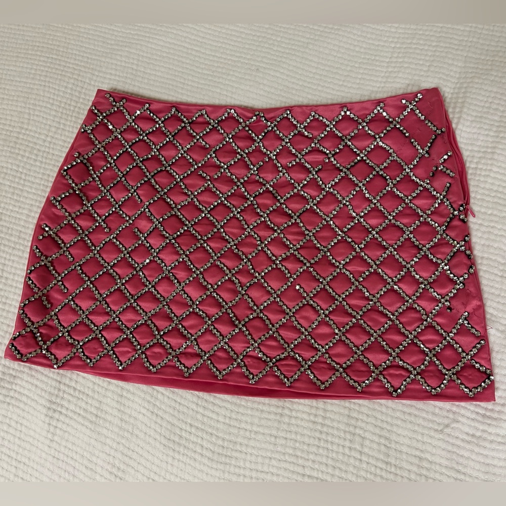 NWOT H&M Sparkly Pink Party Skirt